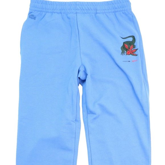 Stranger Things x Lacoste Sweatpants Men's Size 5 L Netflix Organic Cotton New - Picture 5 of 15